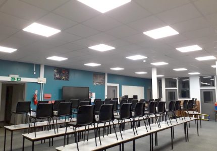 Woodham classroom after LED replacement