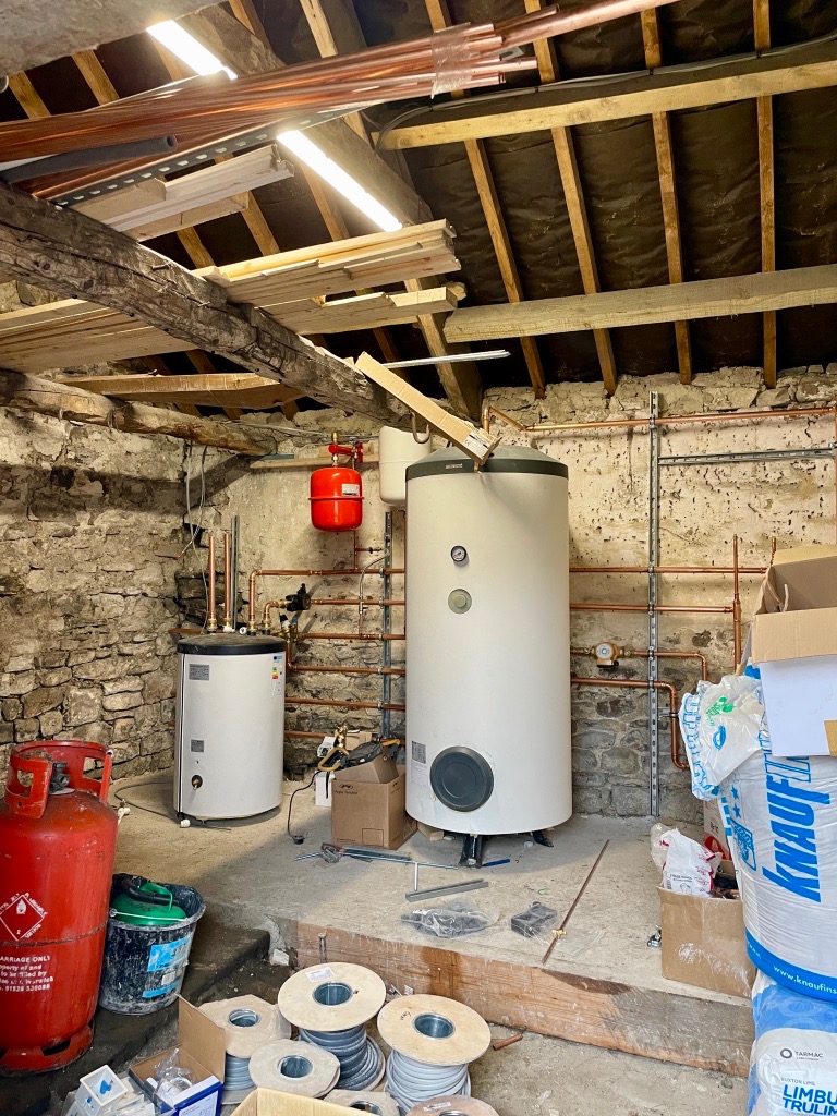 Boiler room at Raby Estates