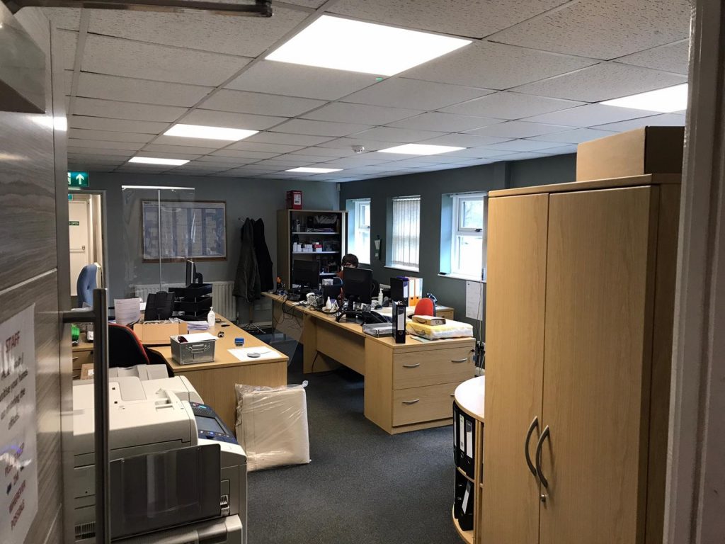 LED office lighting upgrade - St. Astier Ltd.