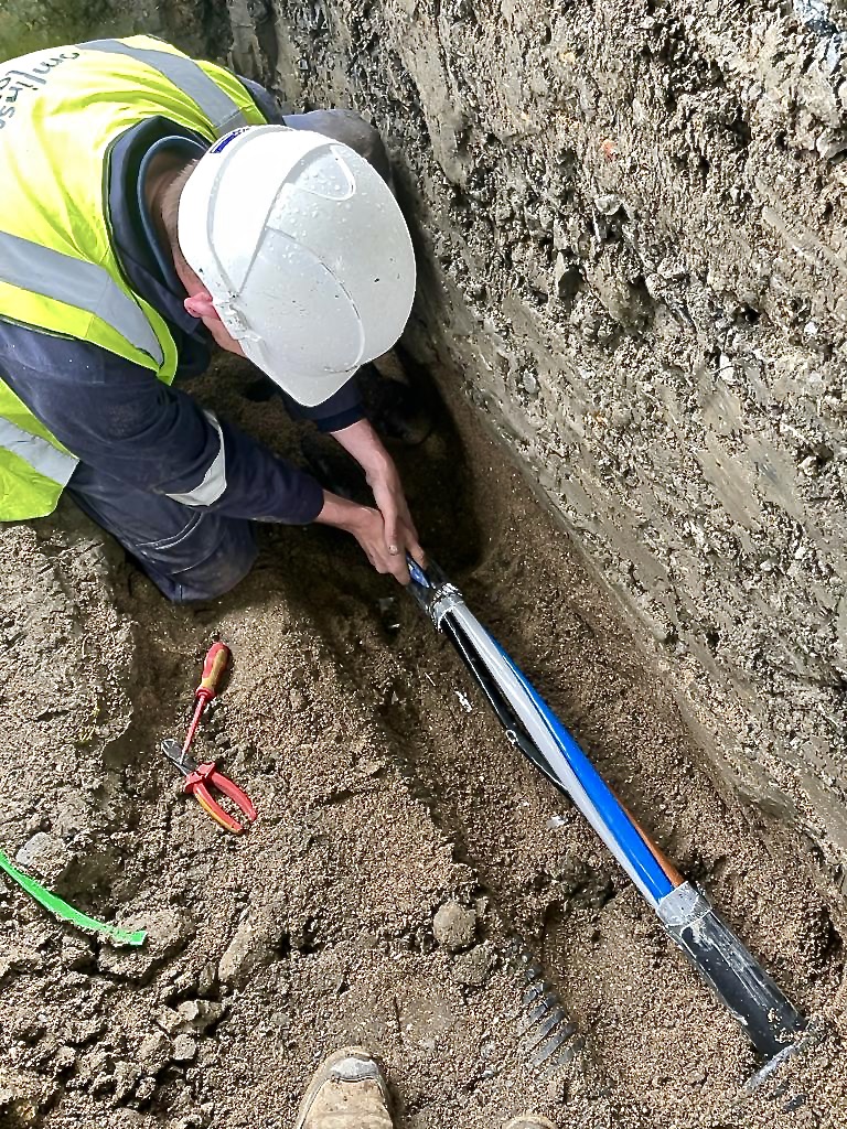 Repairing the cable