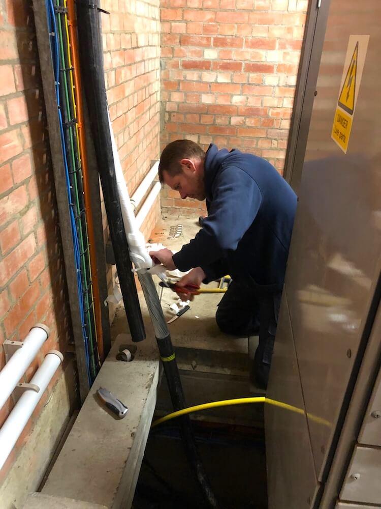 Tomlinson Longstaff hard at work - South Tyneside Hospital