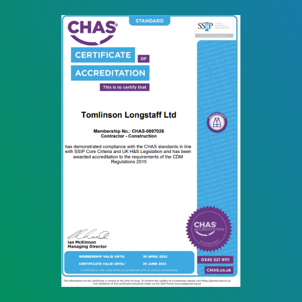 CHAS accreditation