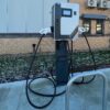 To install a DC (Direct Current) Electrical Vehicle rapid charging point to site.