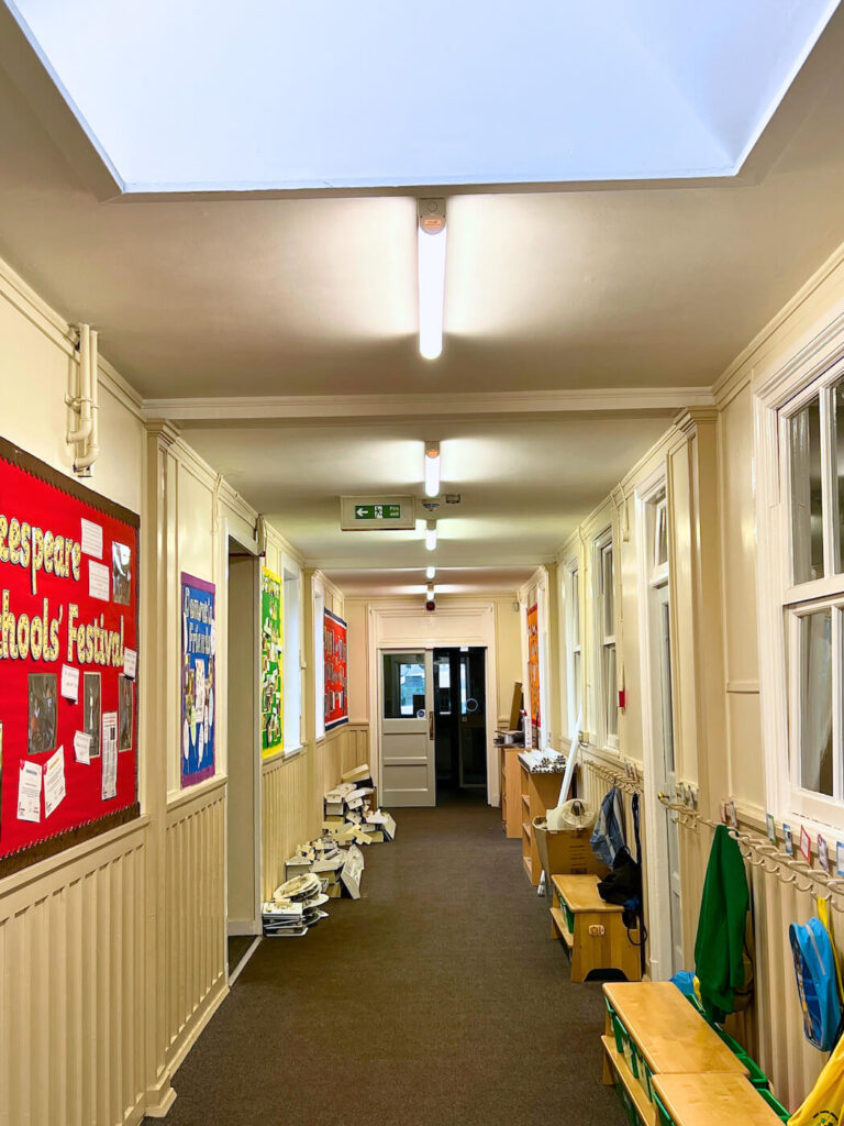 Lighting Replacement at West Rainton Primary School