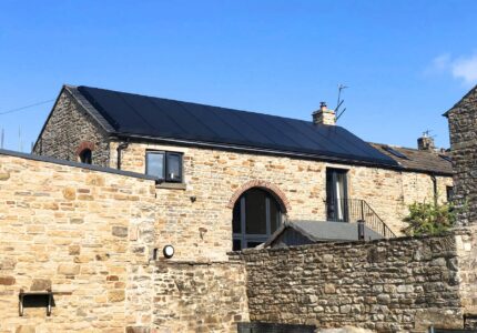 Installing solar on a slate roof in Bowes