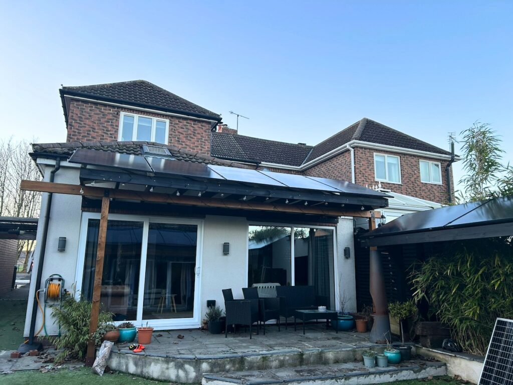 Installation of a Solar Power Solution to Garden Mounts