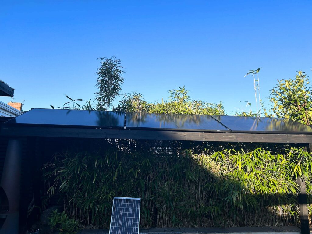 Installation of a Solar Power Solution to Garden Mounts