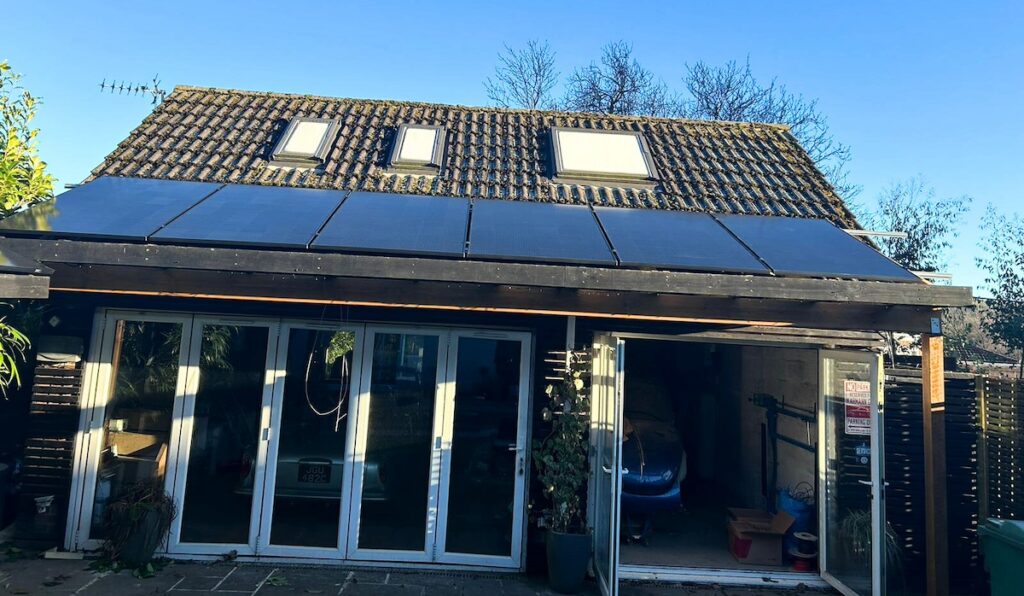 Installation of a Solar Power Solution to Garden Mounts