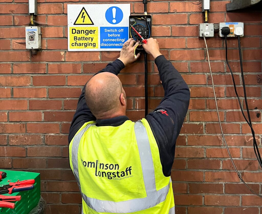 Electric Vehicle Charging Point Installation at INEOS Compound