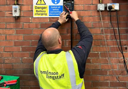 Electric Vehicle Charging Point Installation at INEOS Compound