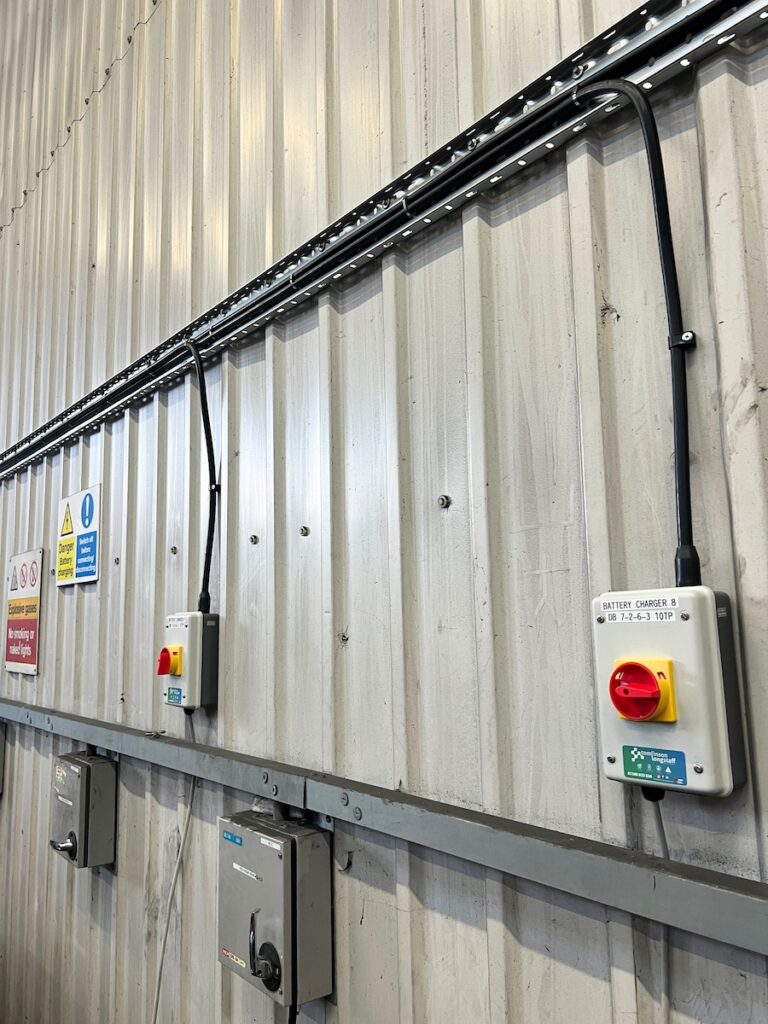 Electric Vehicle Charging Point Installation at INEOS Compound