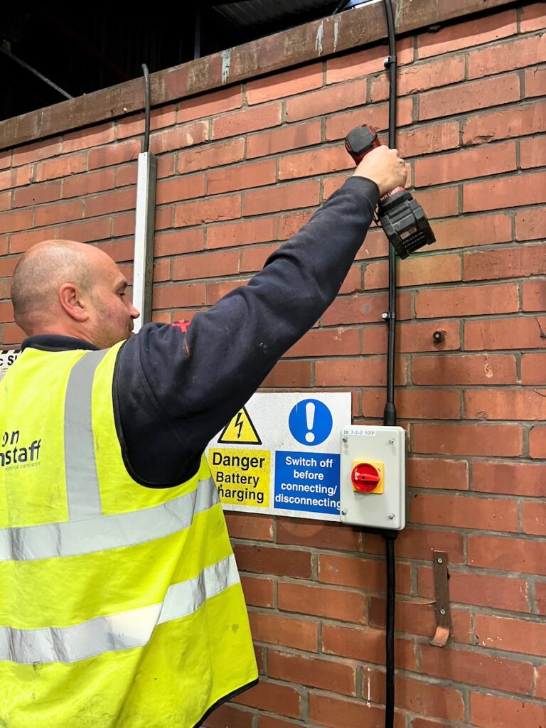 Electric Vehicle Charging Point Installation at INEOS Compound