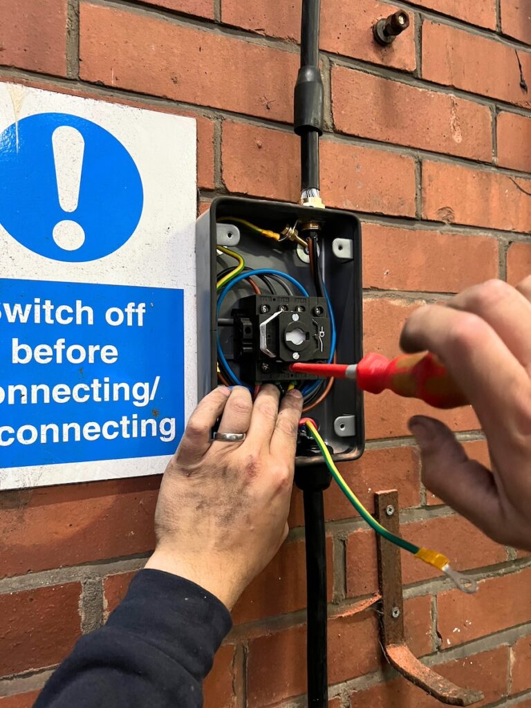 Electric Vehicle Charging Point Installation at INEOS Compound