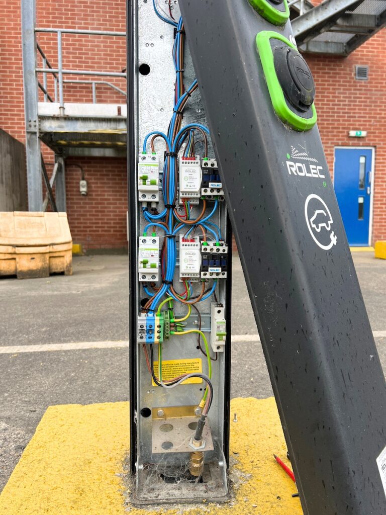 Electrical Vehicle Charging Point Assessment at Whitetower Energy Ltd., Dewsbury