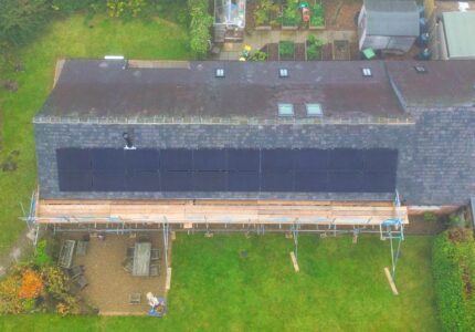 Solar panels in Ferryhill