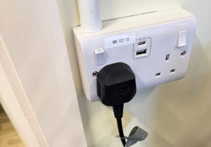 Electrical Socket Installation at a Nursery School in Darlington