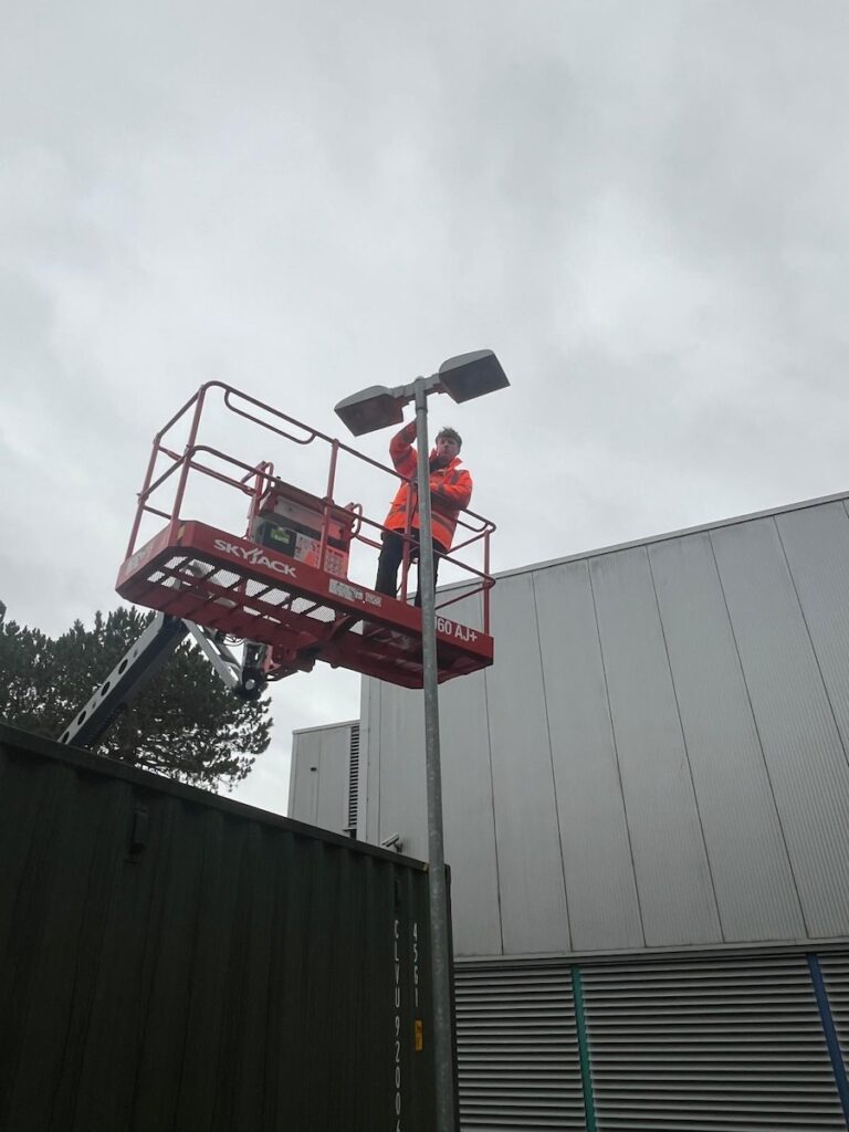 Upgrade Exterior Lighting at Kromek, Sedgefield