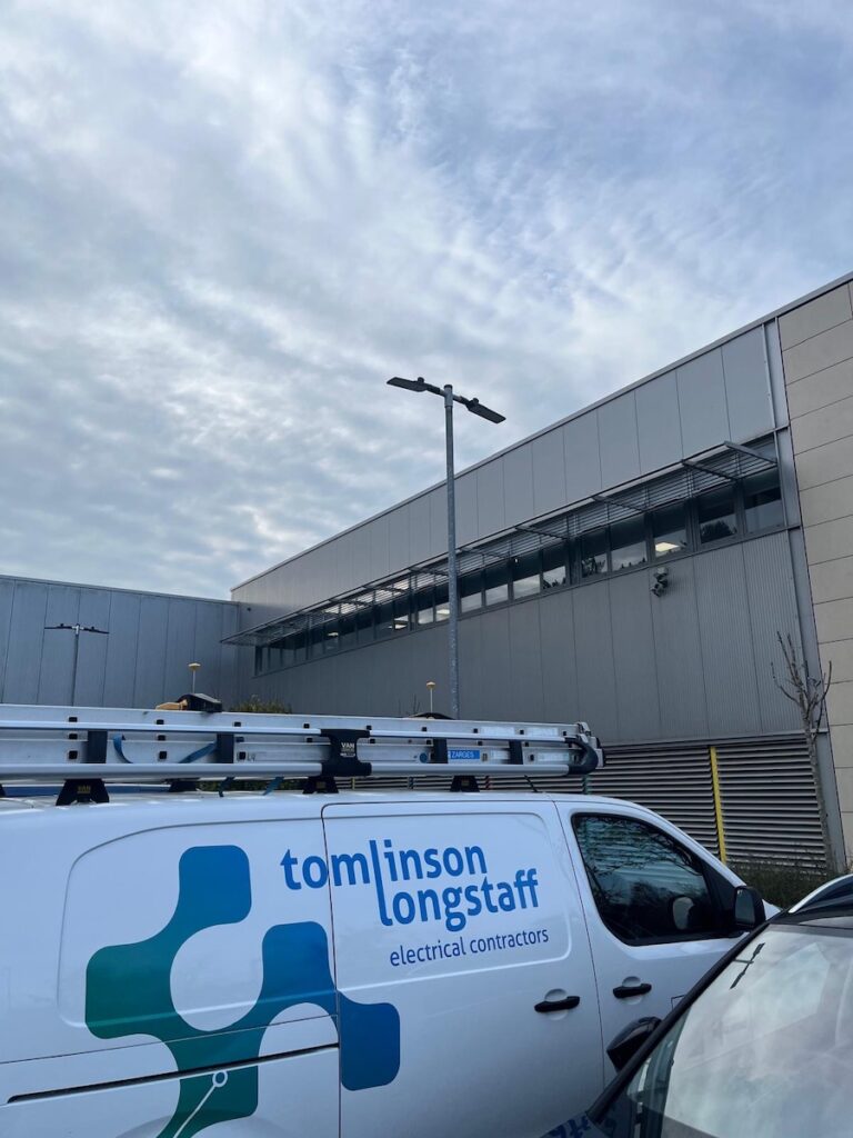 Upgrade Exterior Lighting at Kromek, Sedgefield