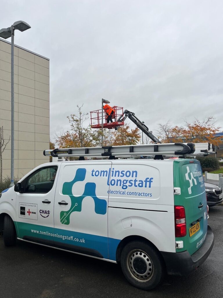 Upgrade Exterior Lighting at Kromek, Sedgefield