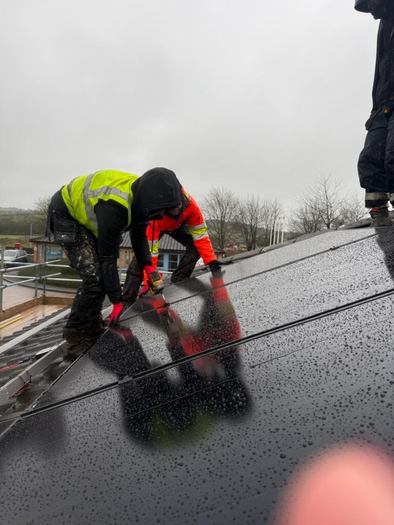 Commission of Solar Panels and Protection to Commercial Premises in Bishop Auckland