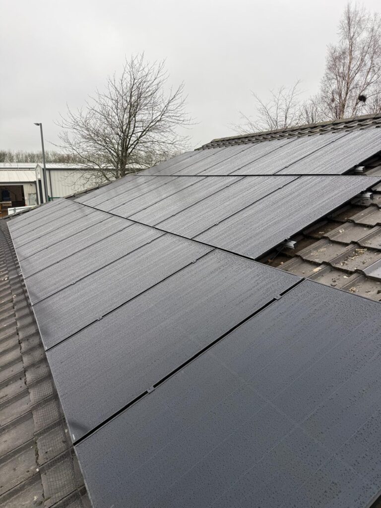 Commission of Solar Panels and Protection to Commercial Premises in Bishop Auckland