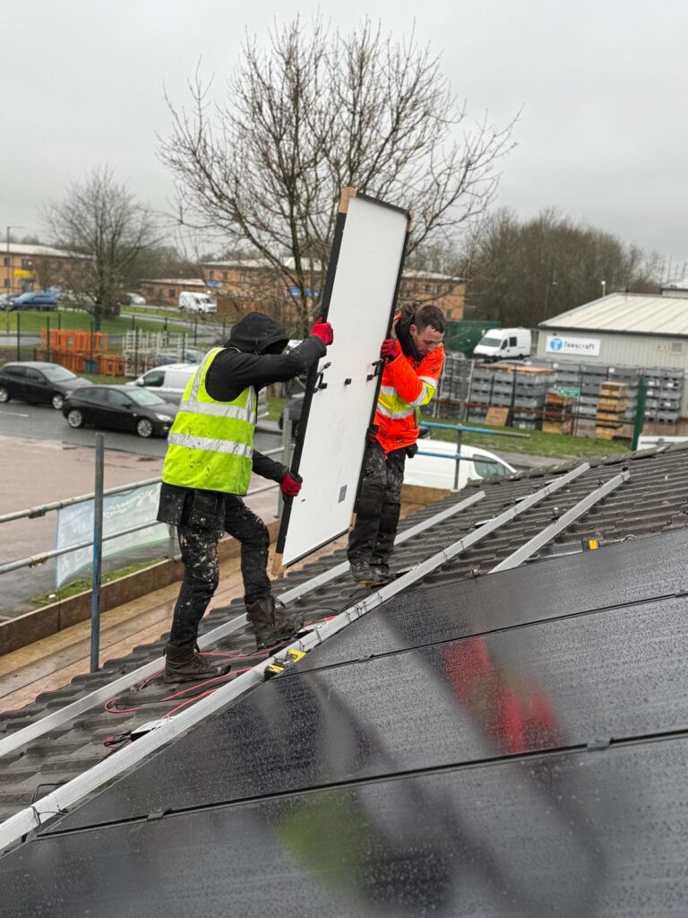 Commission of Solar Panels and Protection to Commercial Premises in Bishop Auckland
