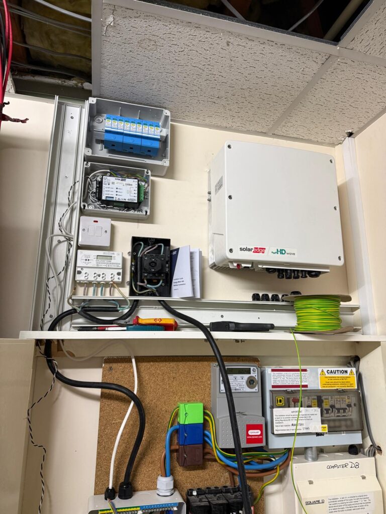 Commission of Solar Panels and Protection to Commercial Premises in Bishop Auckland