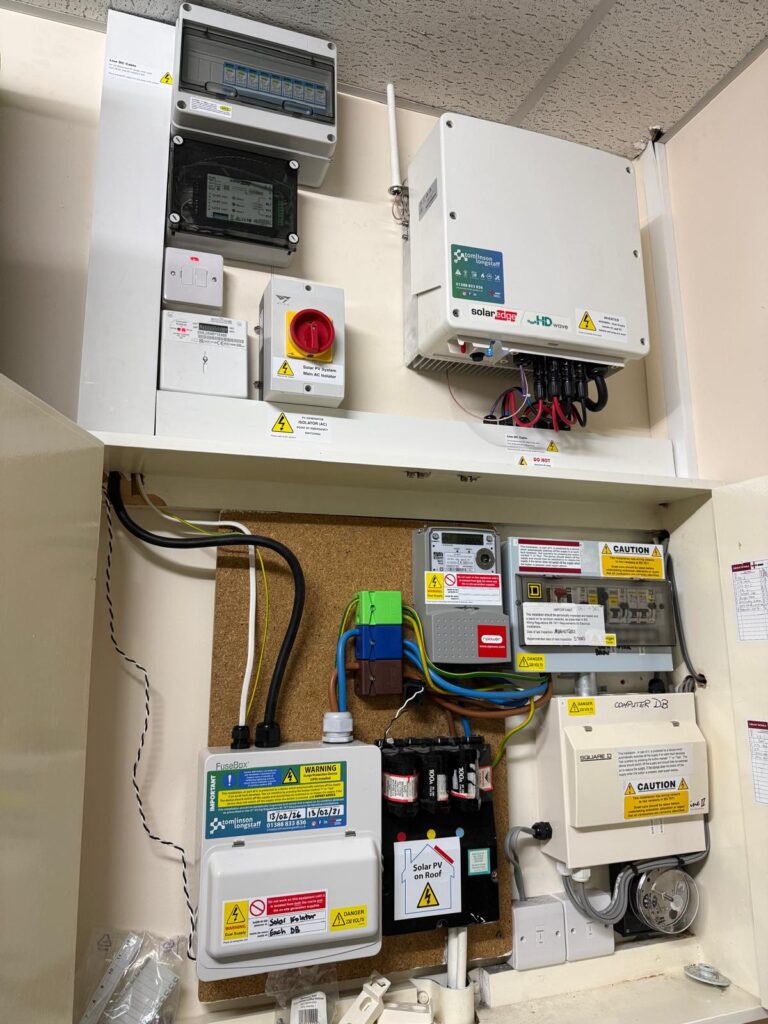 Commission of Solar Panels and Protection to Commercial Premises in Bishop Auckland